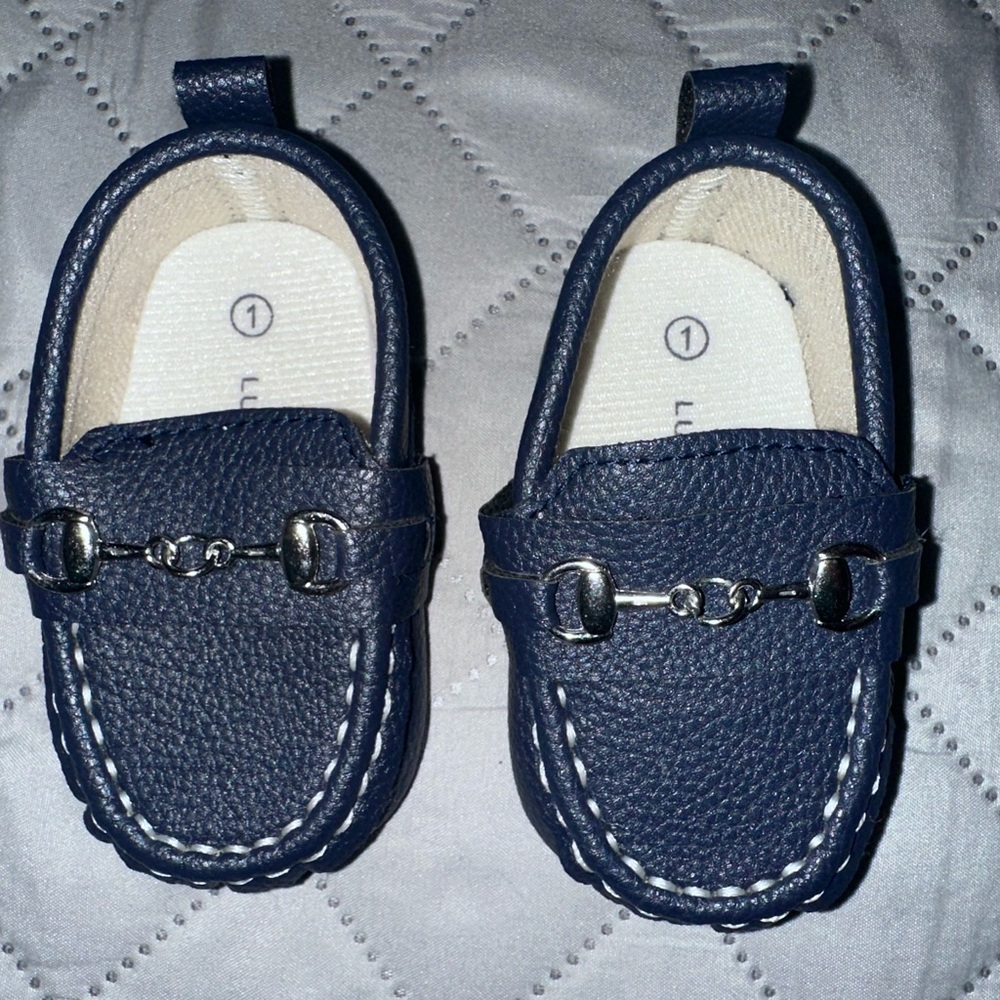 Lucky Brand Kids Navy Moccasins